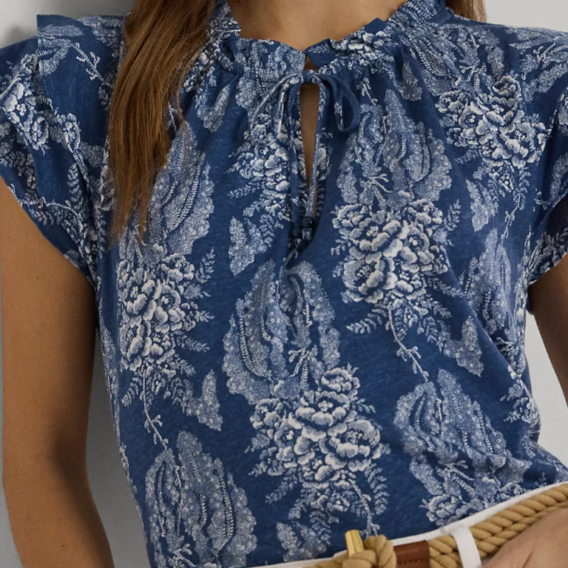 Polo Ralph Lauren SS24 T Shirt Women's Blue-4