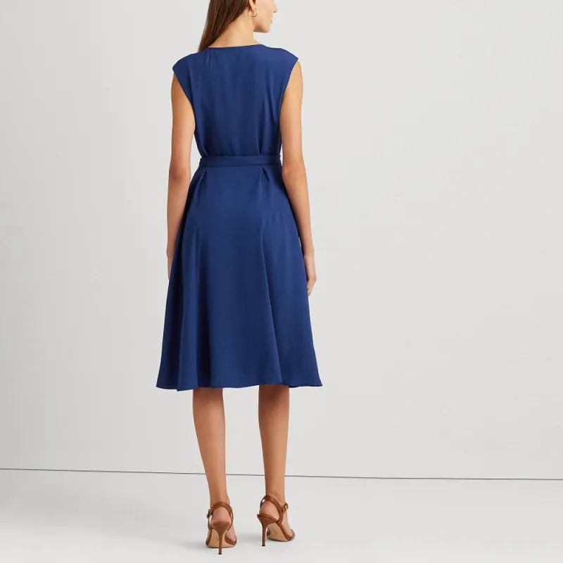 Polo Ralph Lauren SS24 Short Sleeved Dress Women's Indigo-2