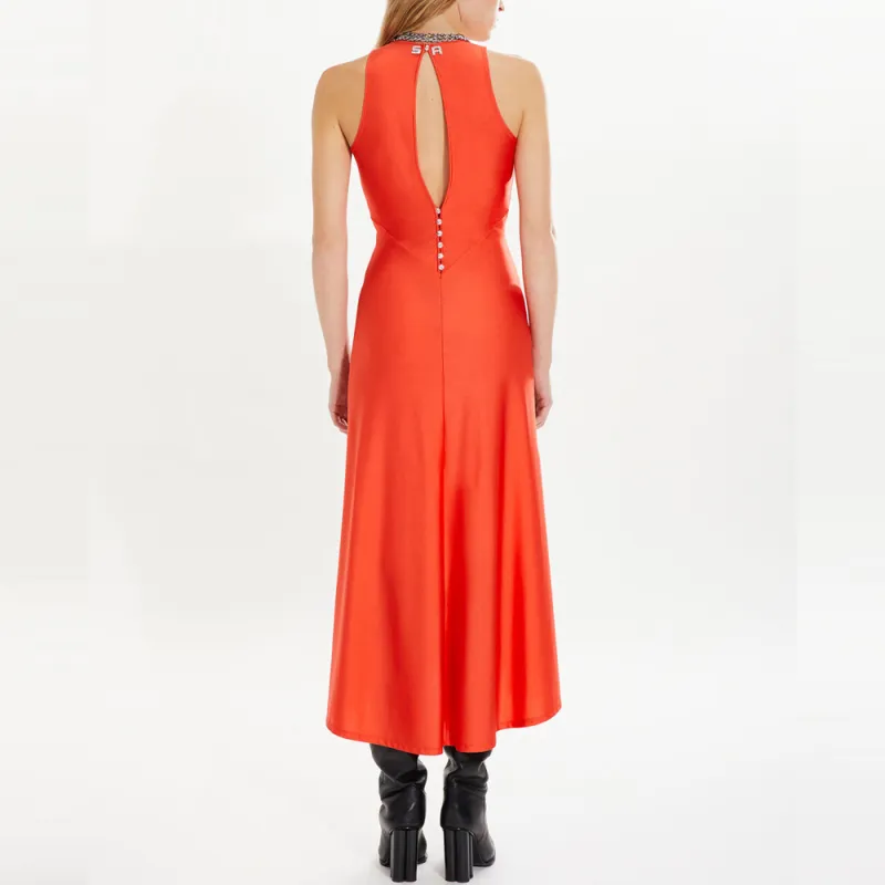 Sonia Rykiel Bustier detail A line Midi Dress-3