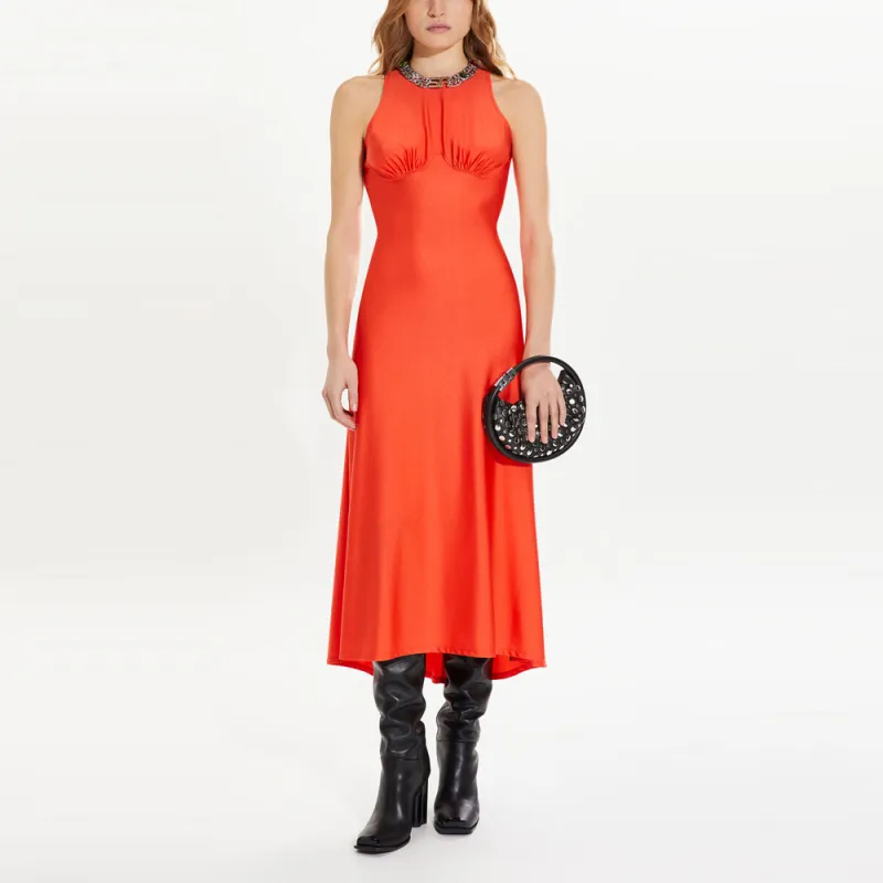 Sonia Rykiel Bustier detail A line Midi Dress-2