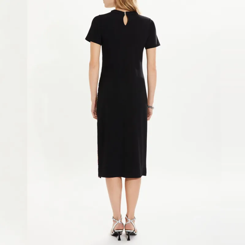 Sonia Rykiel Crystal embellished Striped Midi Dress-3