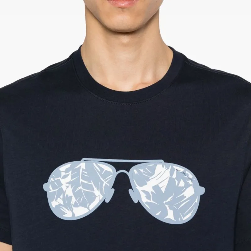 MICHAEL KORS Palm Aviator Cotton T-shirt-4