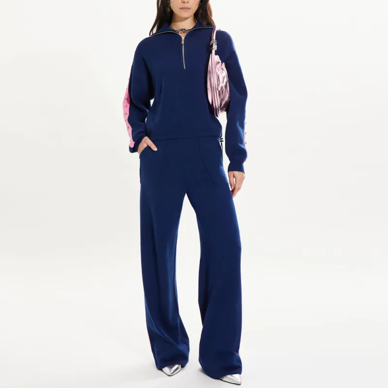 SONIA RYKIEL SS24 Casual Pants Women's Blue-2