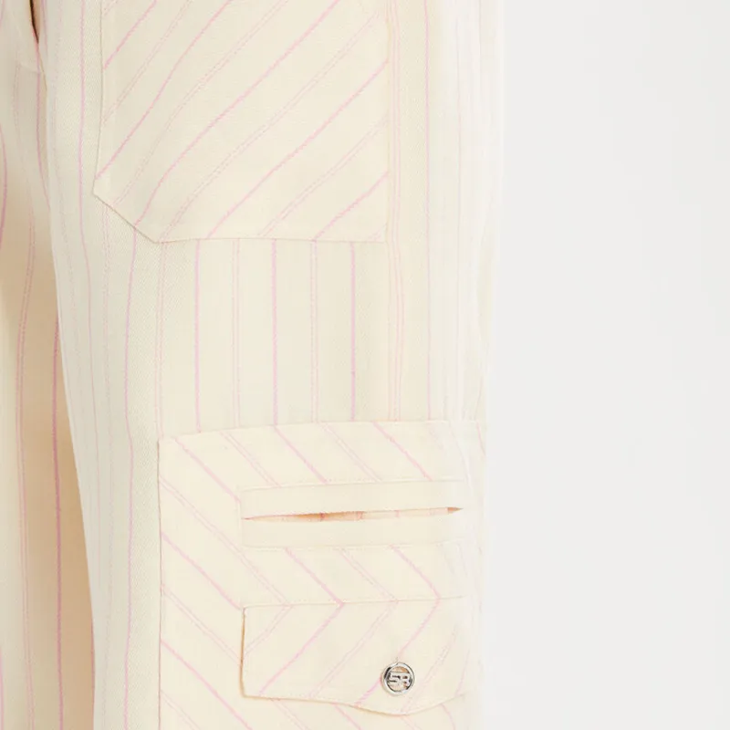 SONIA RYKIEL SS24 Casual Pants Women's Beige-4