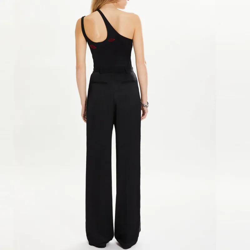 Sonia Rykiel Crystal embellished Wide leg Trousers-3
