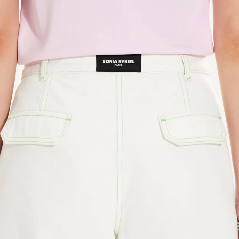 SONIA RYKIEL SS24 Casual Pants Women's White-5