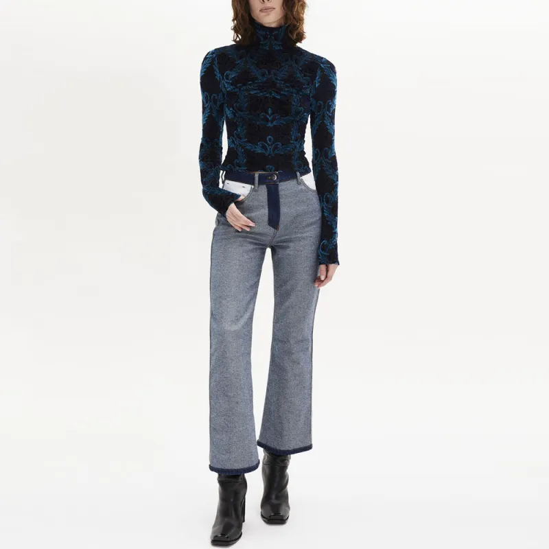 SONIA RYKIEL SS24 Jeans Women's Blue-3