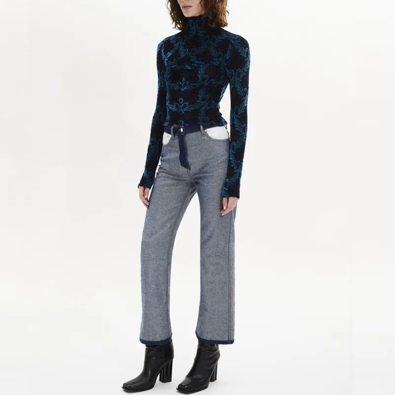 SONIA RYKIEL SS24 Jeans Women's Blue-4