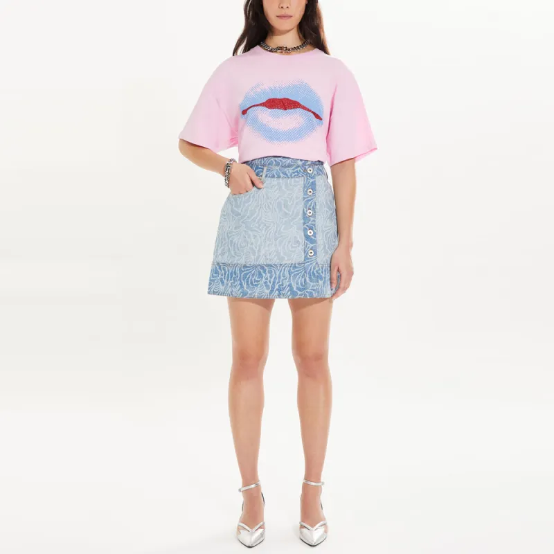SONIA RYKIEL SS24 Denim Shorts Women's Blue-2