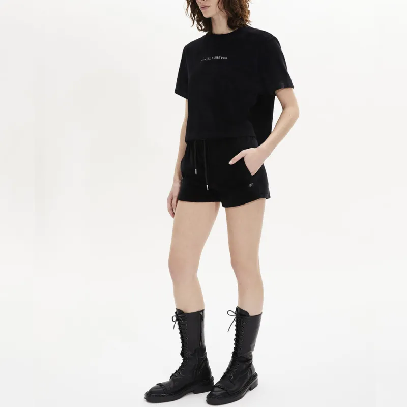 Sonia Rykiel Velvet Shorts-4