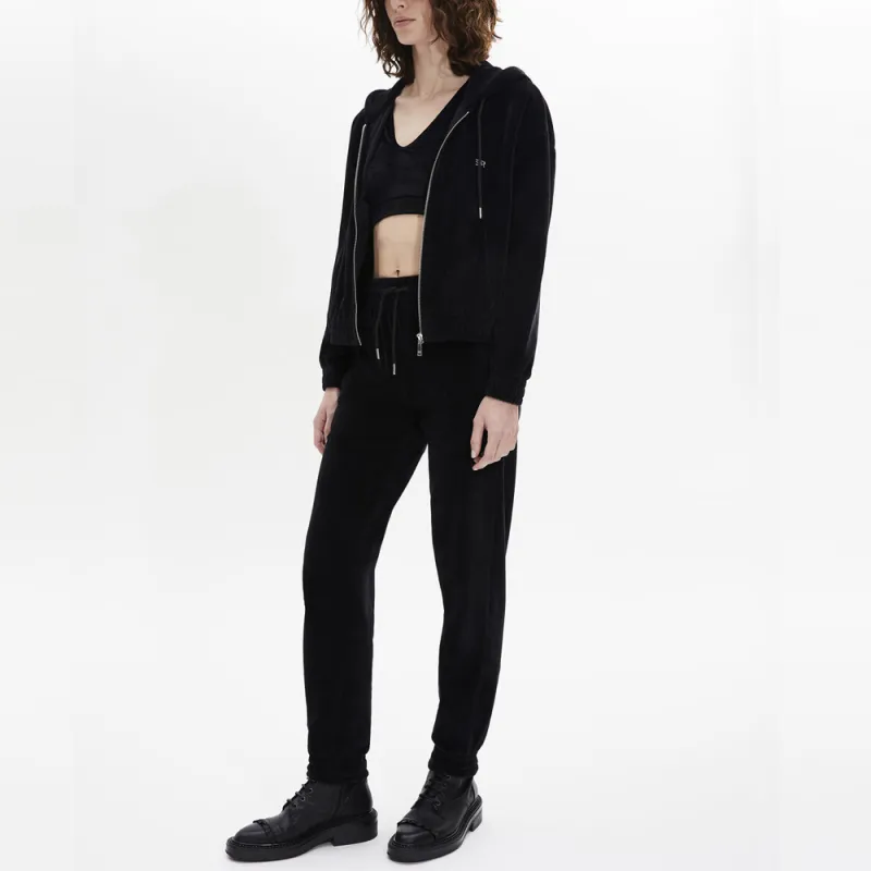Sonia Rykiel Drawstring Velvet Track Pants-4