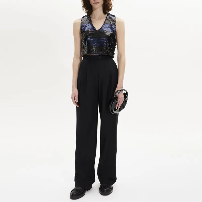 SONIA RYKIEL SS24 Casual Pants Women's Black-2