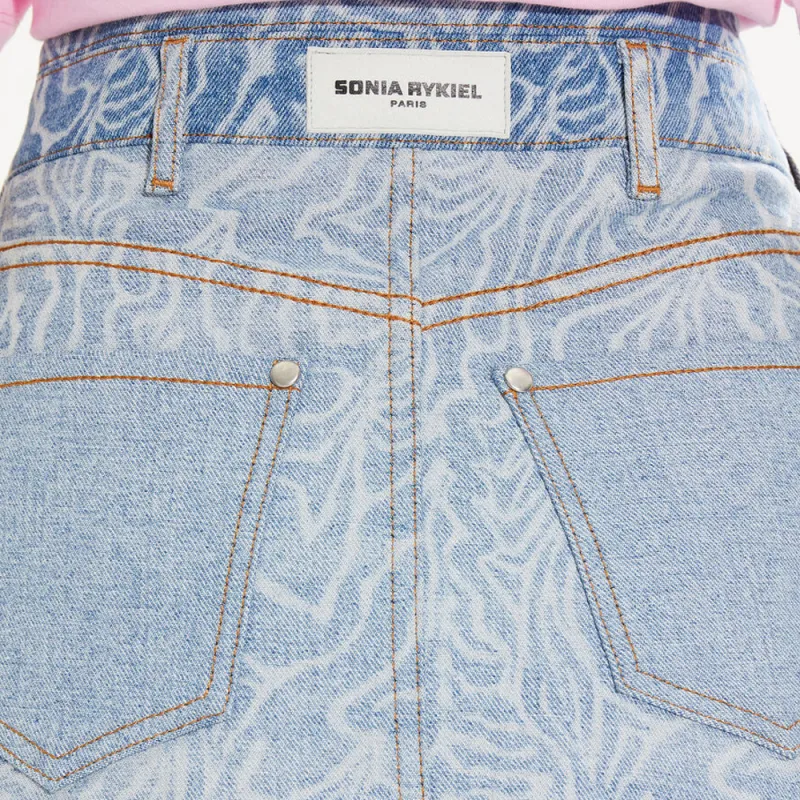SONIA RYKIEL SS24 Denim Shorts Women's Blue-5