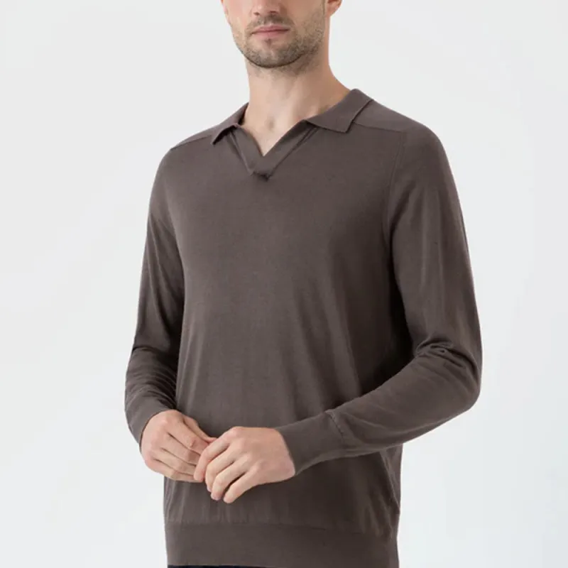 SUNSPEL SS24 Polo Shirt Men's Brown-1