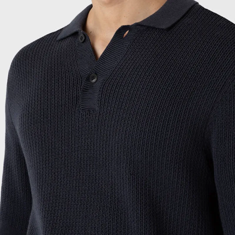 SUNSPEL SS24 Polo Shirt Men's Navy-3