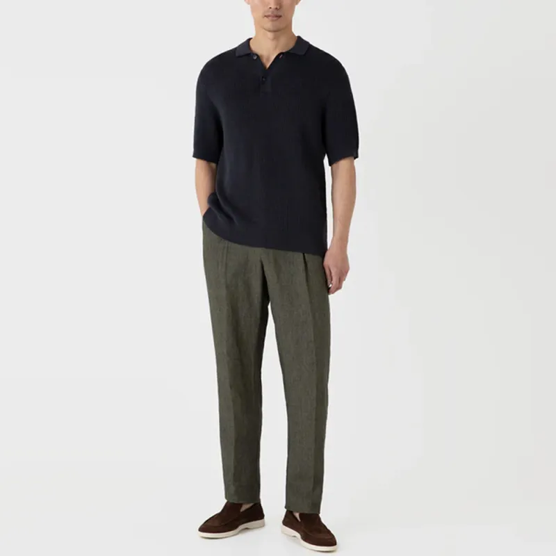 SUNSPEL SS24 Polo Shirt Men's Navy-1