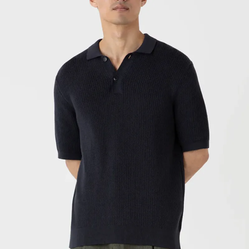 SUNSPEL SS24 Polo Shirt Men's Navy-2