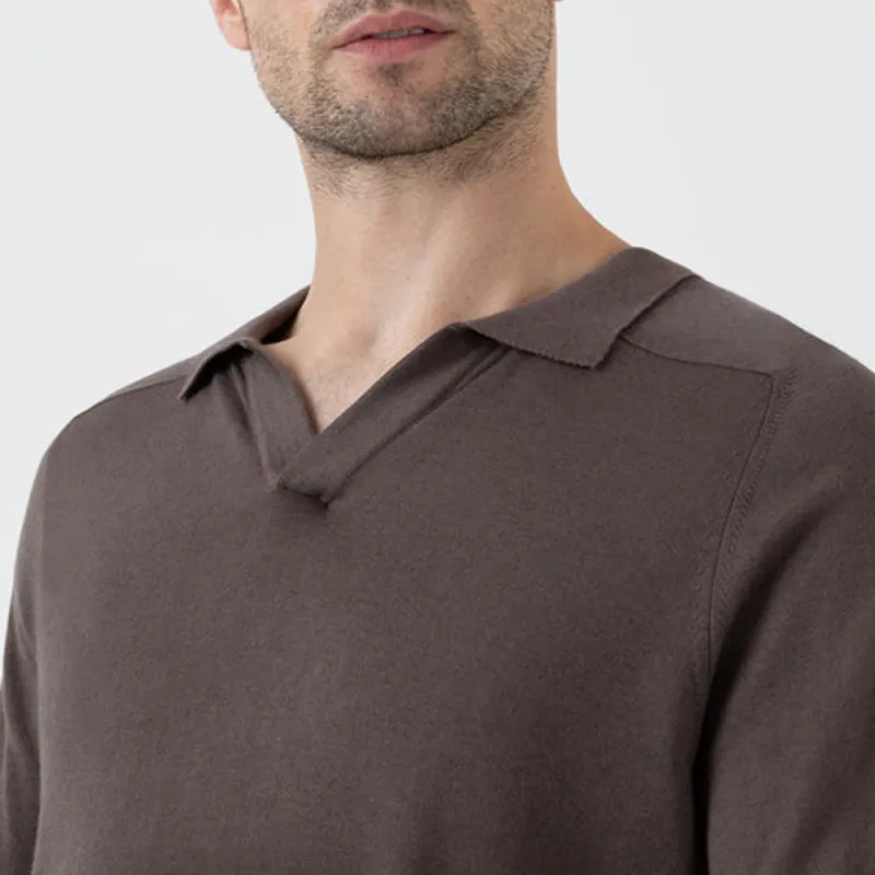 SUNSPEL SS24 Polo Shirt Men's Brown-3