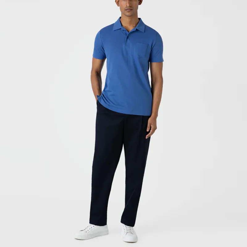 SUNSPEL Pocket Cotton Polo Shirt-1