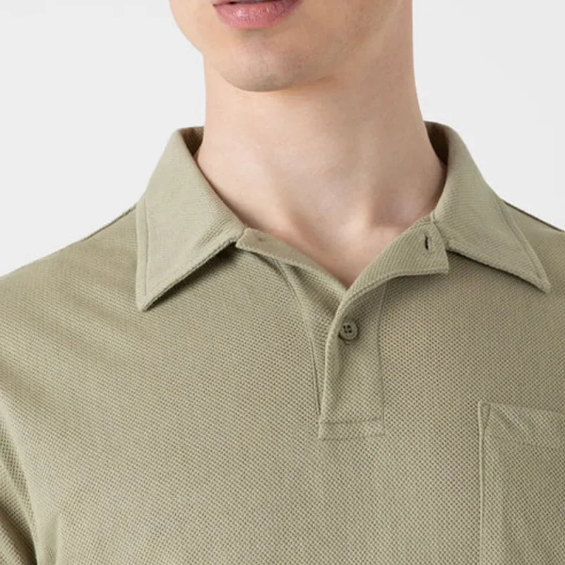 SUNSPEL SS24 Polo Shirt Men's Light Green-4