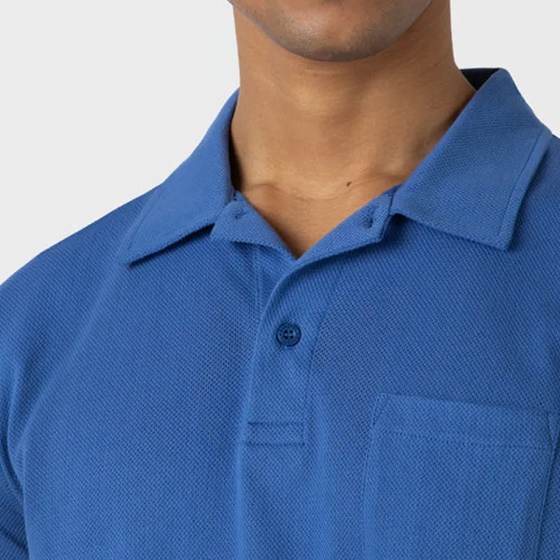 SUNSPEL Pocket Cotton Polo Shirt-4