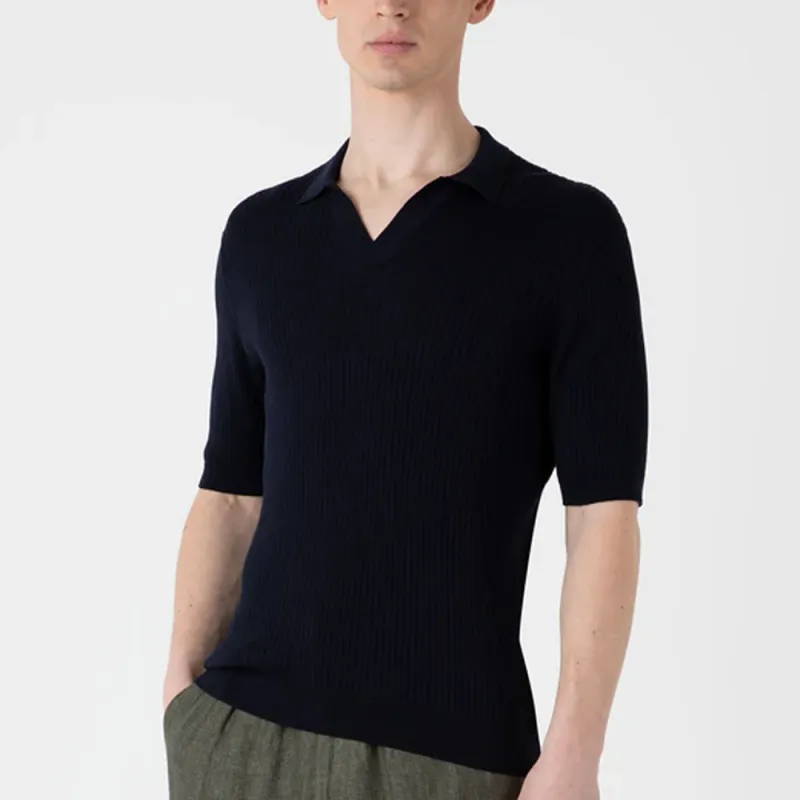 SUNSPEL SS24 Polo Shirt Men's Navy-1