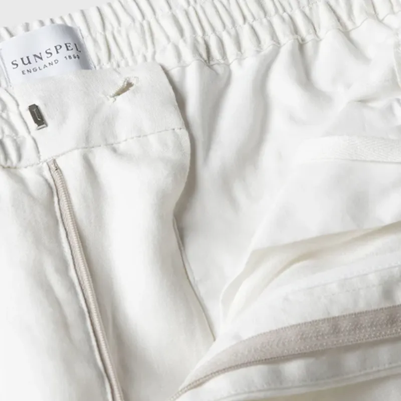SUNSPEL SS24 Casual Pants Men's White-4