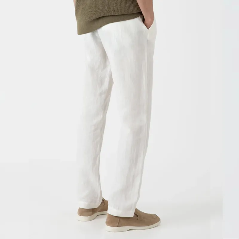 SUNSPEL SS24 Casual Pants Men's White-3