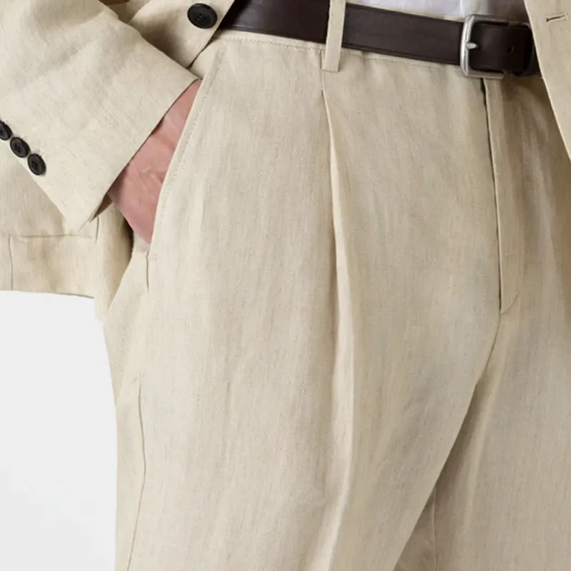 SUNSPEL SS24 Casual Pants Men's Khaki-4