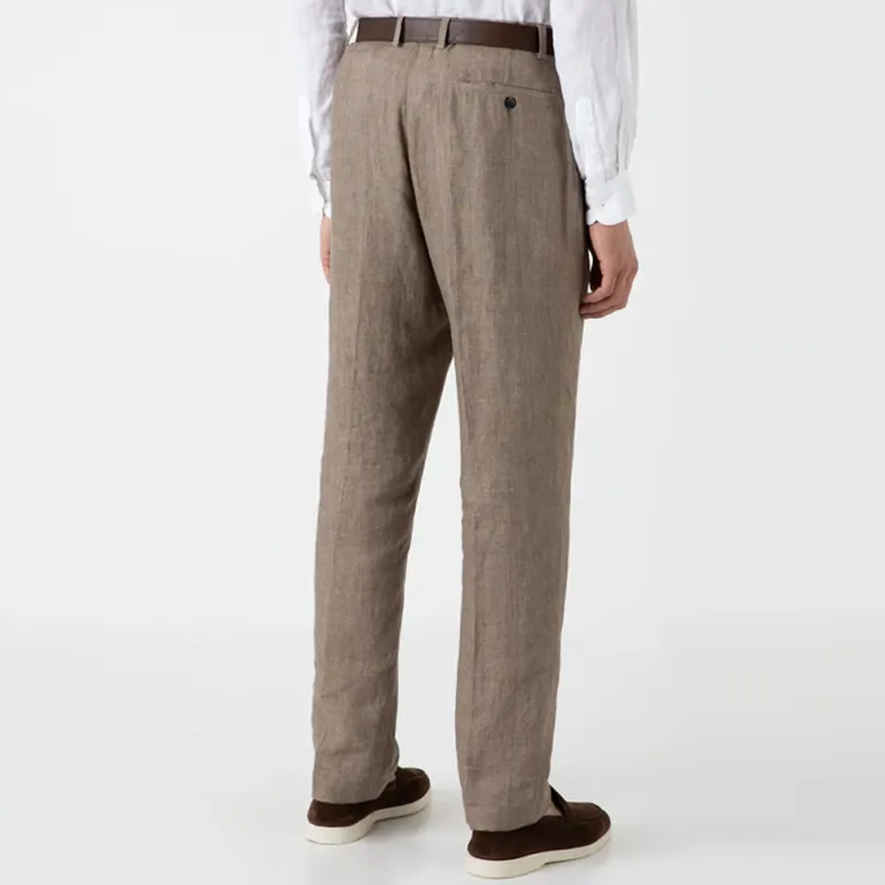 SUNSPEL SS24 Casual Pants Men's Brown-3