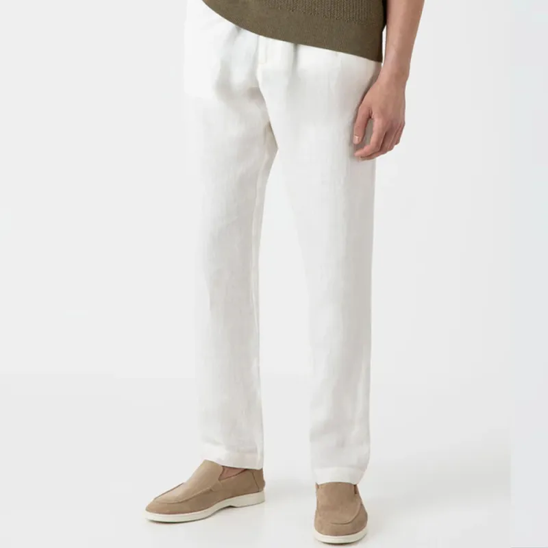 SUNSPEL SS24 Casual Pants Men's White-2