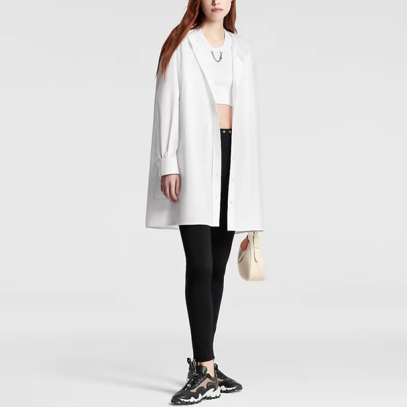 LOUIS VUITTON SS24 Long Sleeved Dresses Women's White-1