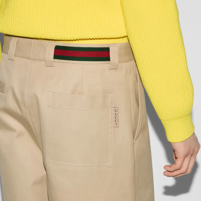 GUCCI Casual Shorts Men's Khaki-5