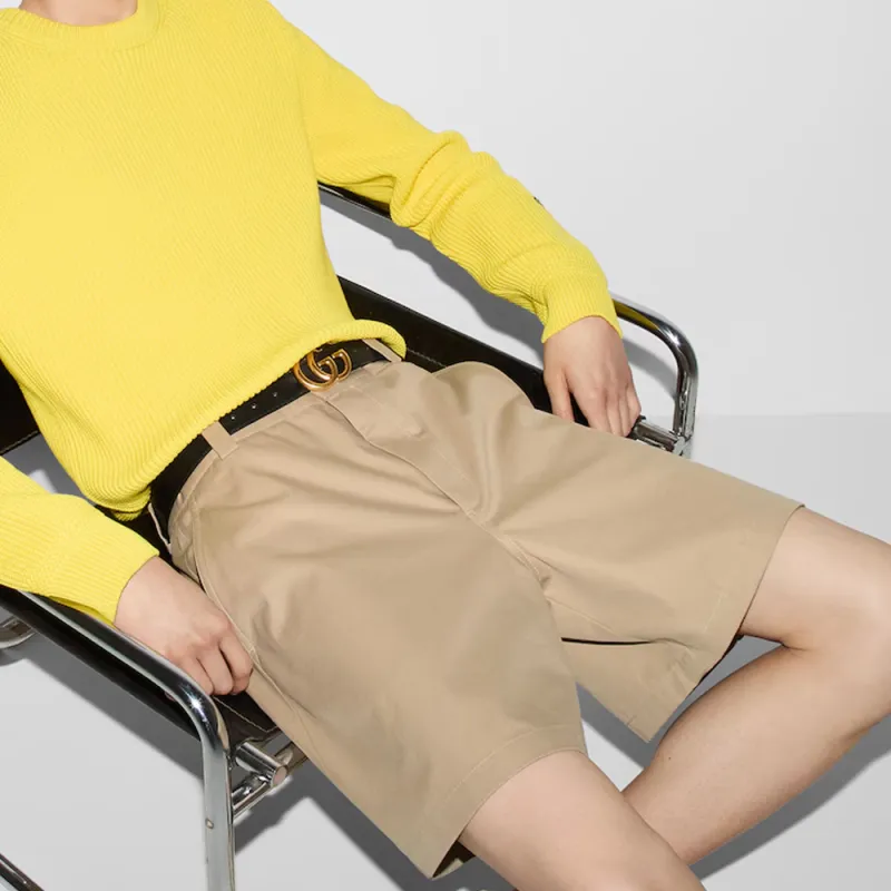 GUCCI Casual Shorts Men's Khaki-4