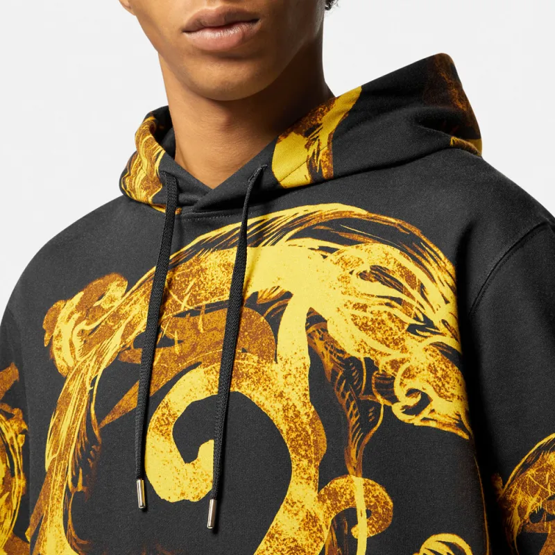 VERSACE JEANS COUTURE Watercolor Couture Drawstring Hoodie-4