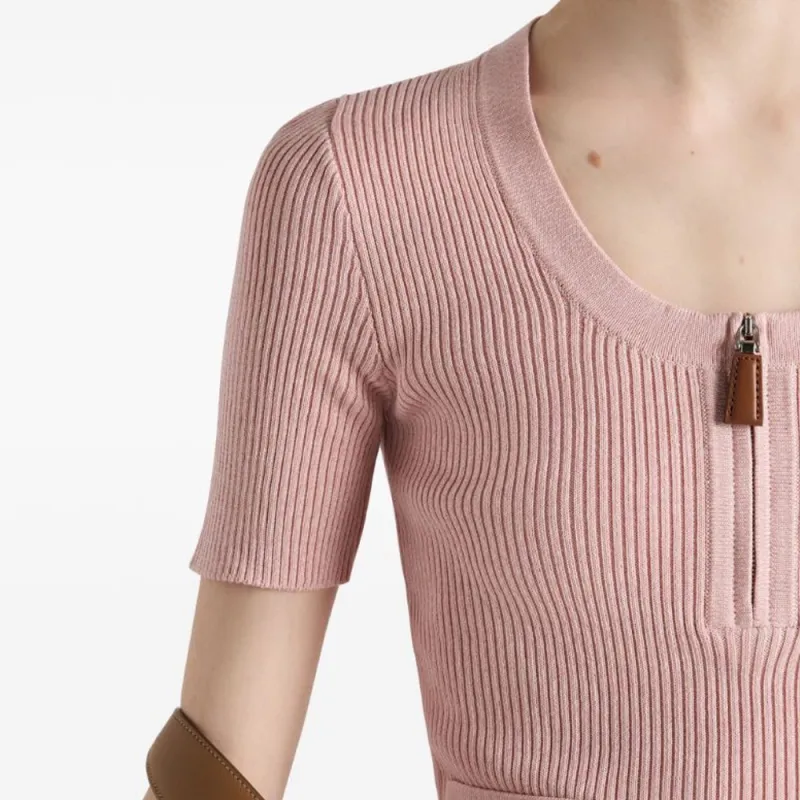 PRADA Ribbed Cotton Sweater-5