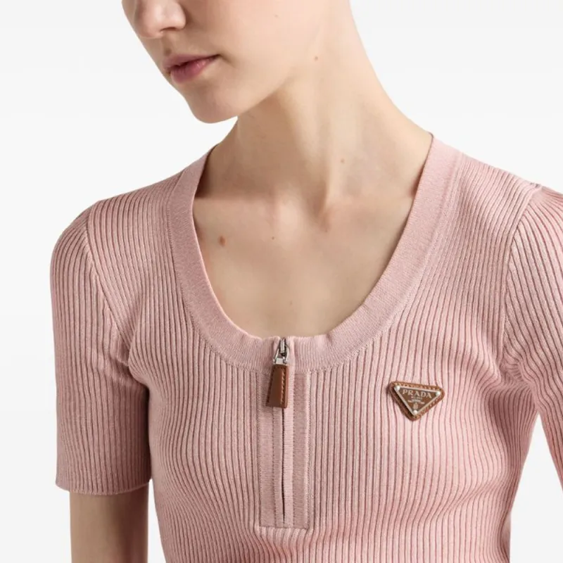 PRADA Ribbed Cotton Sweater-3