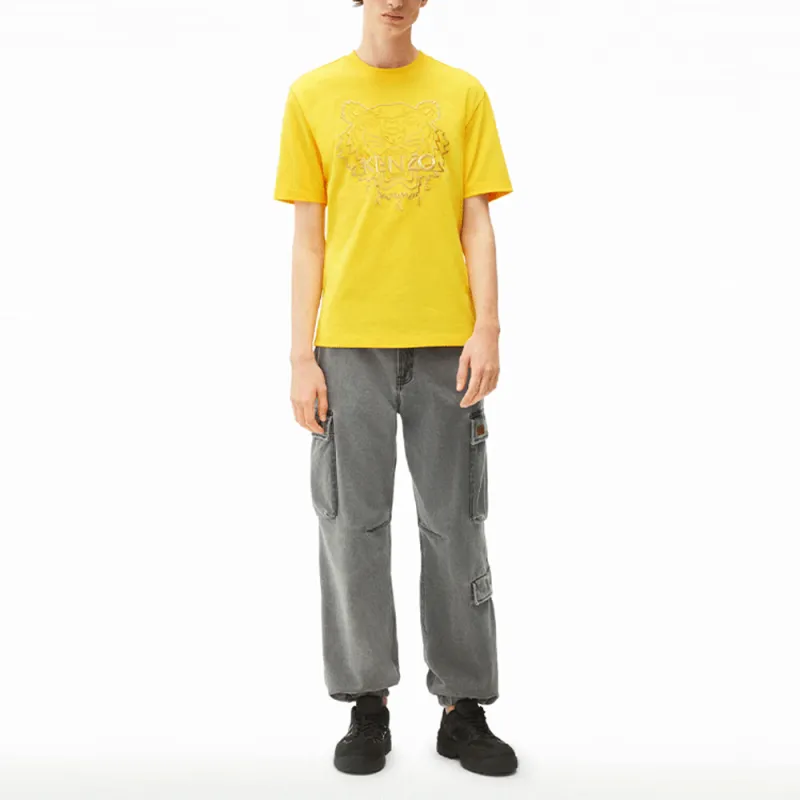 KENZO T Shirts Men Gold-2