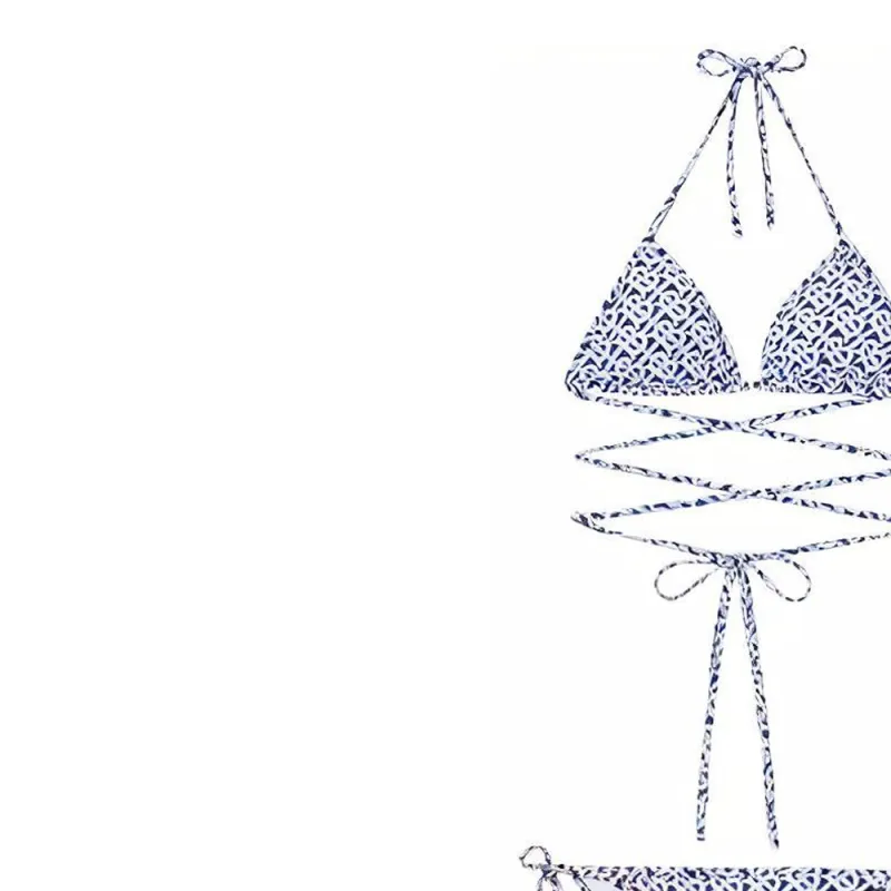 Burberry Women's Bikini Sapphire Blue-3
