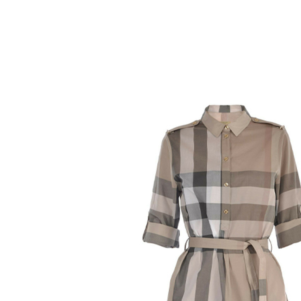 Burberry 半袖ポロワンピ 2Y92