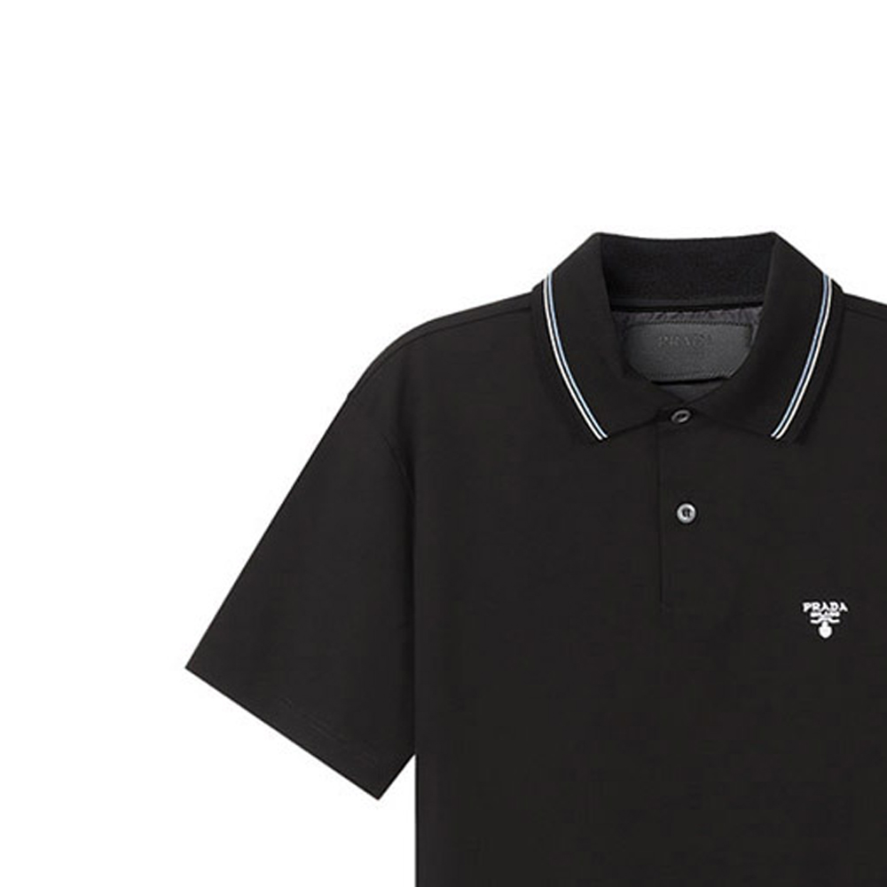 PRADA Polo Shirts Men Black - POIZON PRADA Polo Shirts Men Black - POIZON