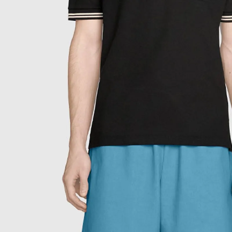 GUCCI Polo Shirts Men Black-5