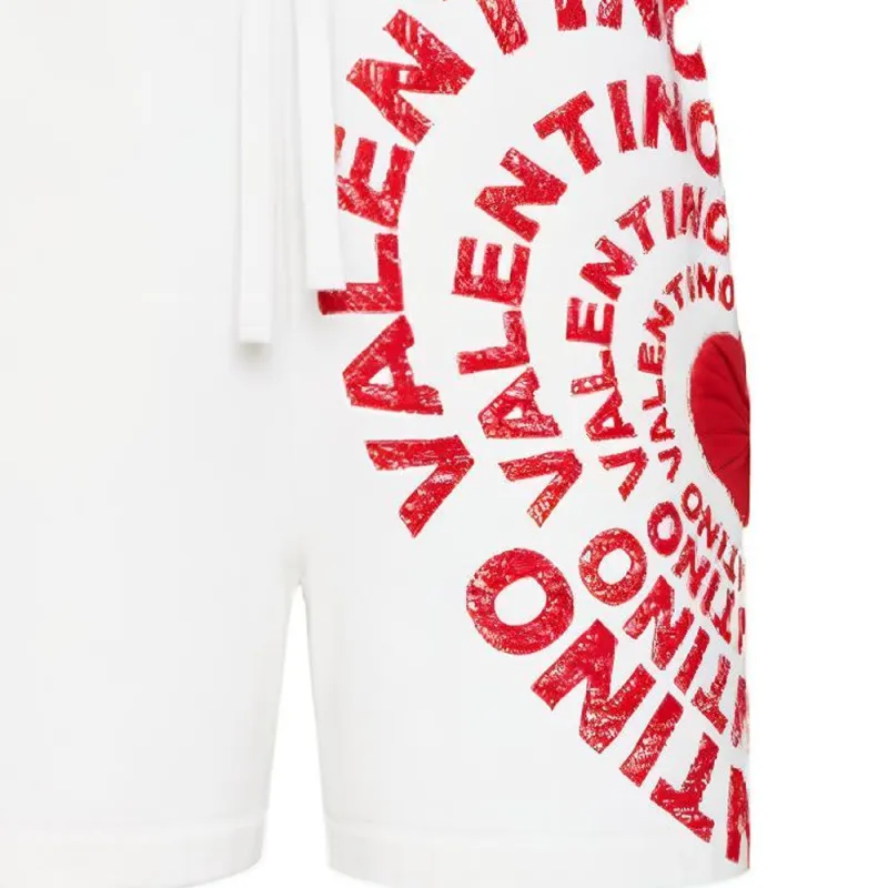 Valentino Casual Shorts Men White-5