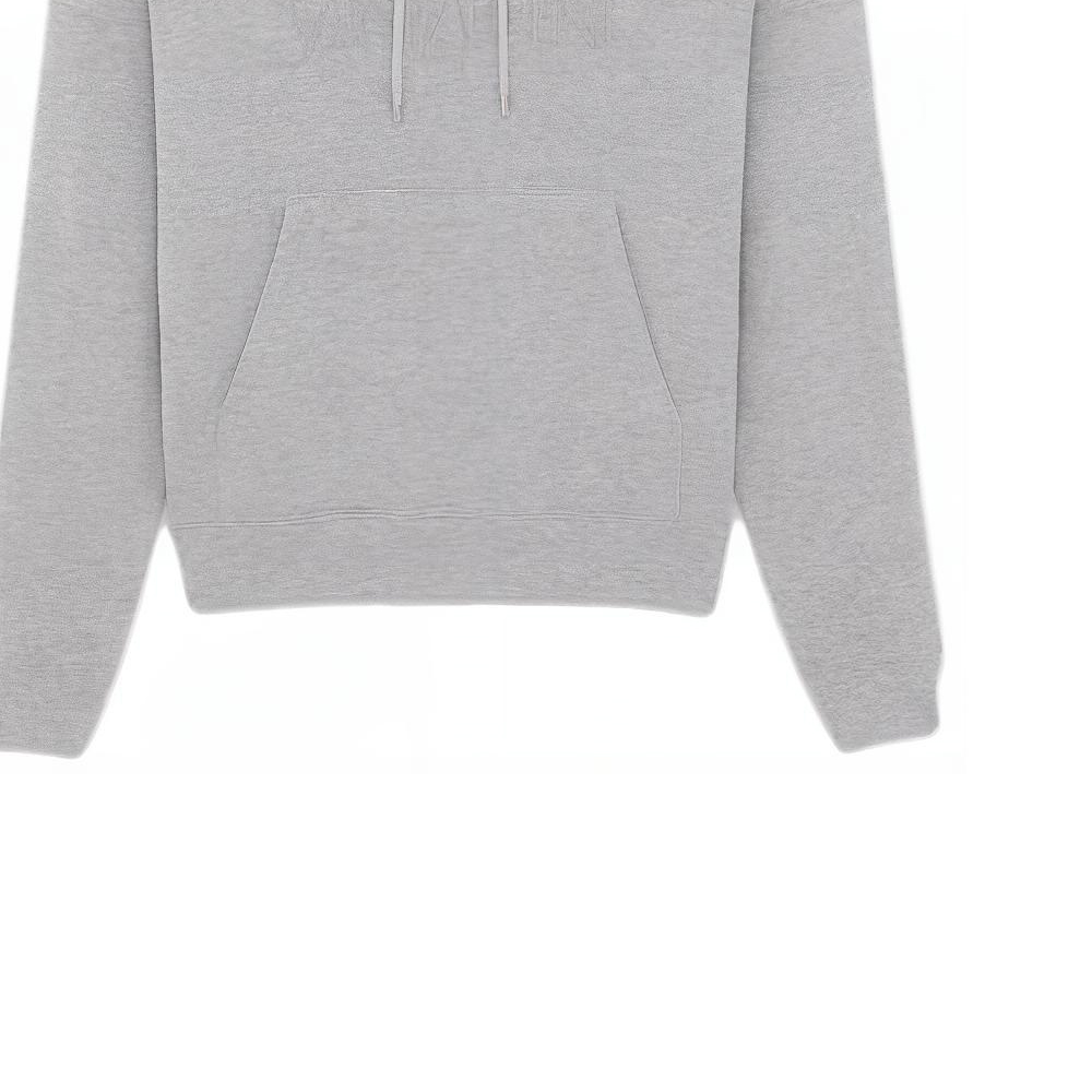 SAINT LAURENT Logo Embroidered Hoodie - POIZON