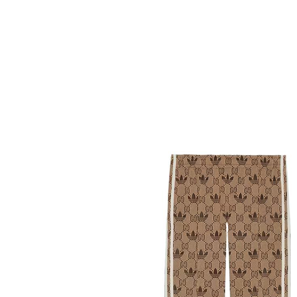 GUCCI X Adidas Gg Trefoil Jacquard Sweatpants - POIZON