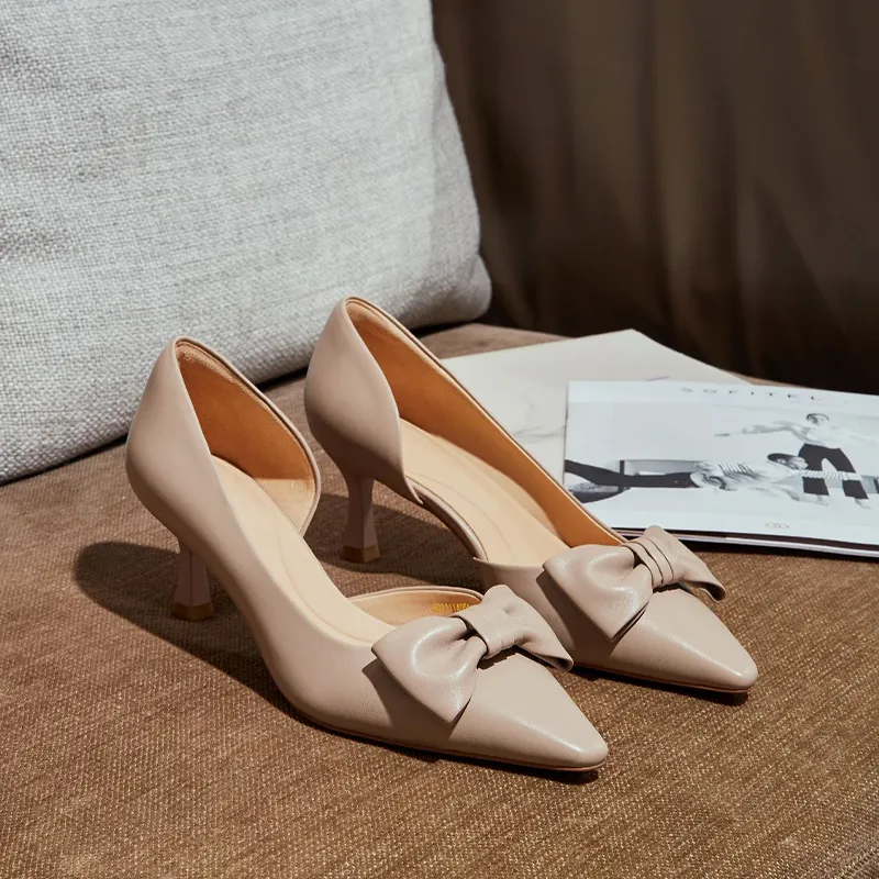 Lazi Slim Heel High Heels 6cm Women's-7