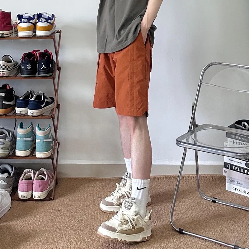 TCELLARS Mid Top Skateboard Shoes Unisex Linen Brown-5