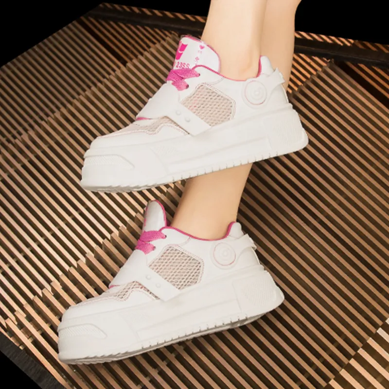 Coup De Foudre Cushioning Height Increasing Low-Top Skateboard Shoes 5.5cm Unisex-5