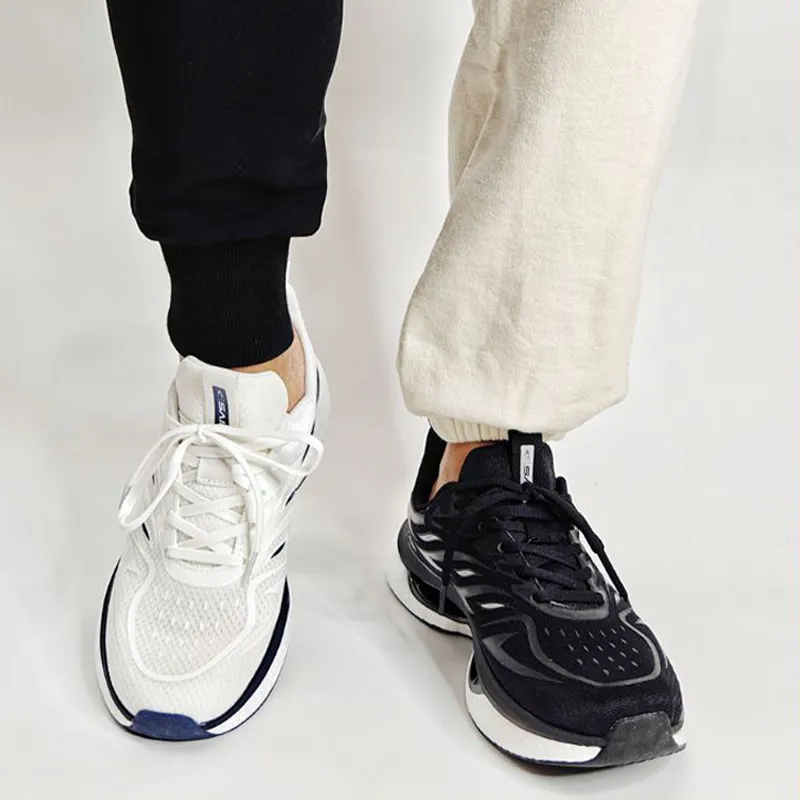 SAIQI Low Top Casual Running Shoes Men's Jade White-5