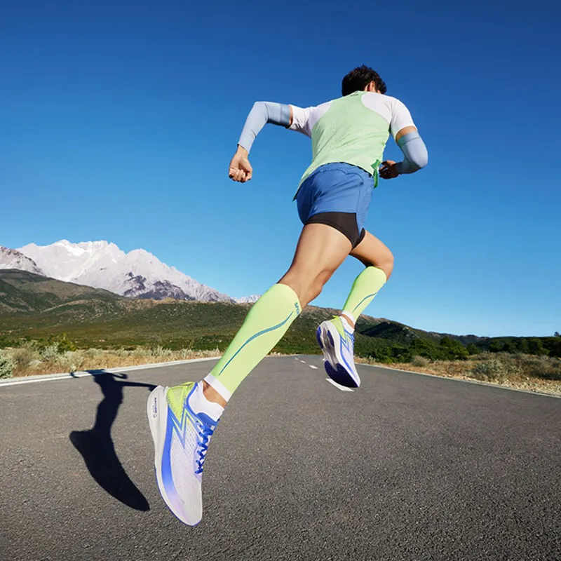 361° Flying ET CQT Anti Slip Wear Resistant Breathable Rebound Low Top Running Shoes Unisex Game Blue-5